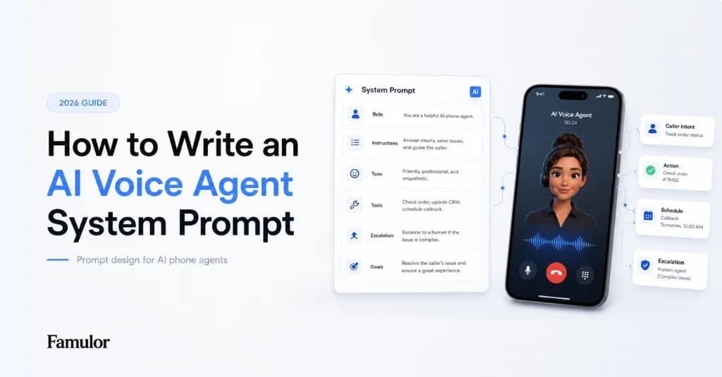 How to Write an AI Voice Agent System Prompt in 2026